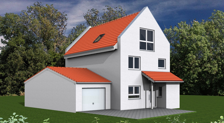 Neubau Doppelhaus