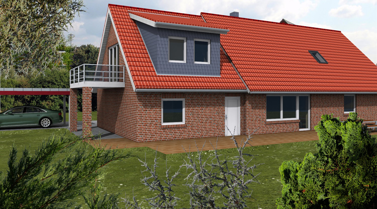 Planung Anbau an ein Kühn-Haus