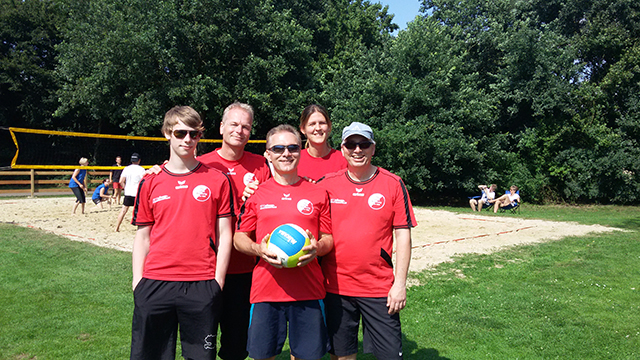 Das erfolgreiche KM-Volleyballteam