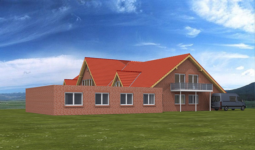 Anbau an ein Ärztehaus